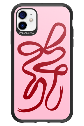 Burgundy Bow - Apple iPhone 11