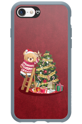 Christmas Bear (Burgundy) - Apple iPhone 7