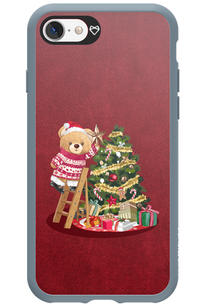 Christmas Bear (Burgundy) - Apple iPhone 7