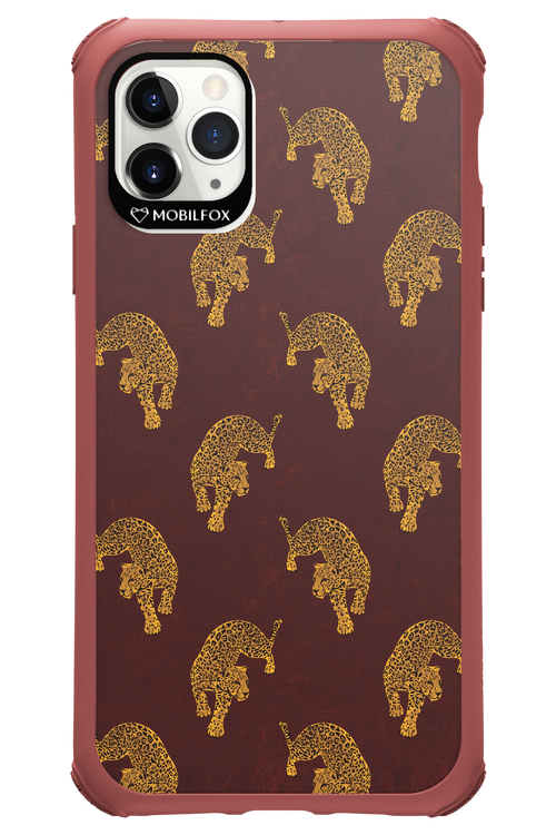 Burgundy Leopard Pattern - Apple iPhone 11 Pro Max