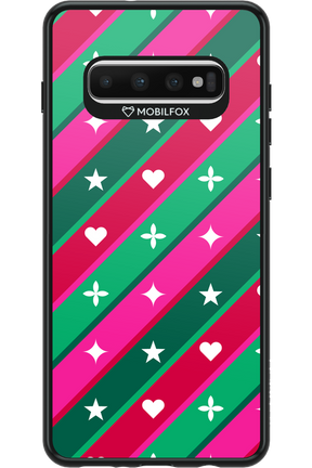 Christmas Stripes - Samsung Galaxy S10+
