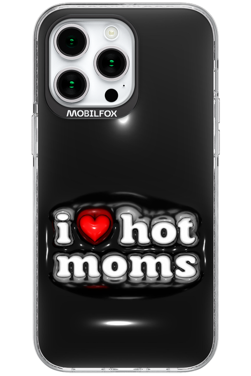I love hot moms puffer - Apple iPhone 15 Pro Max