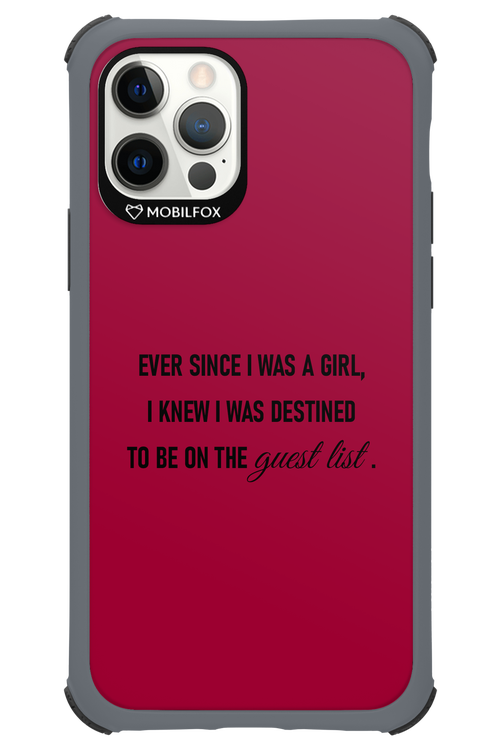 Guest List - Apple iPhone 12 Pro