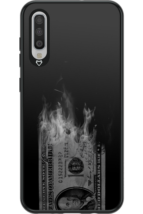Money Burn B&W - Samsung Galaxy A70