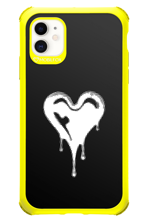 Heart Black - Apple iPhone 11
