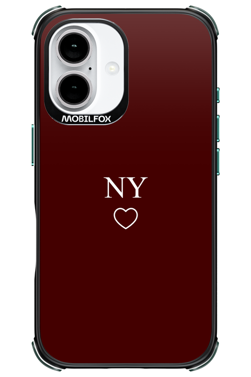 NY Burgundia 2.0 - Apple iPhone 16