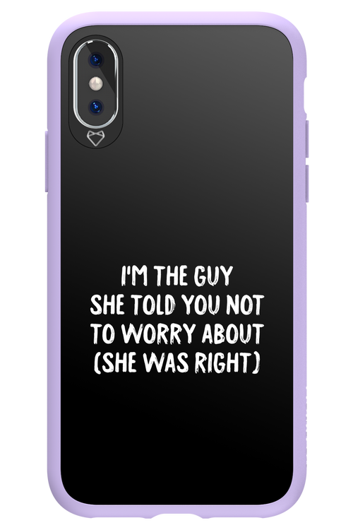 She was right 2.0 - Apple iPhone XS