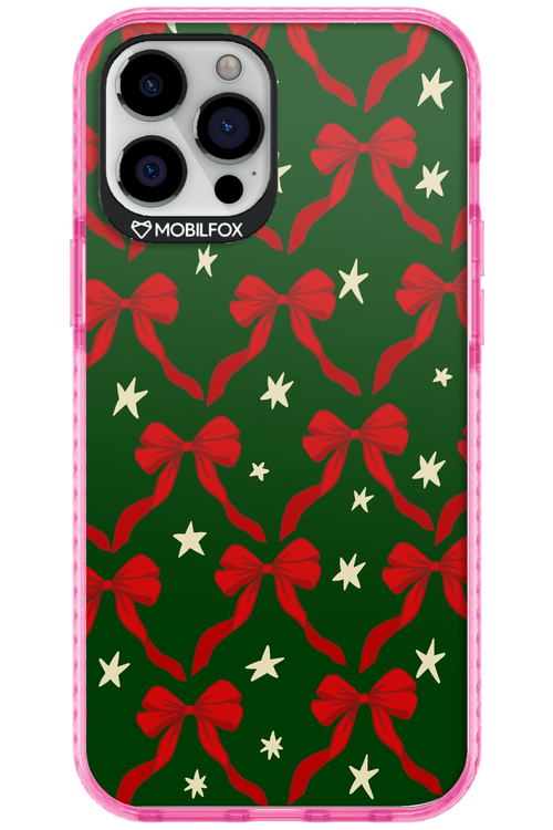 Bow & Stars (Green) - Apple iPhone 12 Pro Max