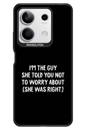 She was right 2.0 - Xiaomi Redmi Note 13 5G