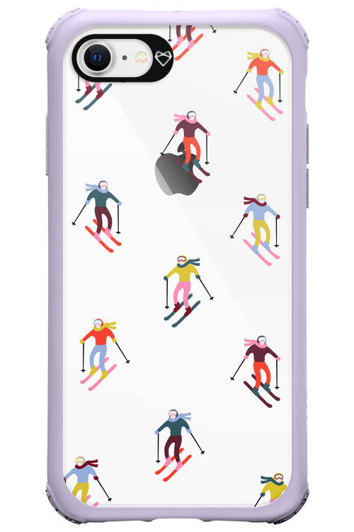 Snow Motion (Transparent) - Apple iPhone 8