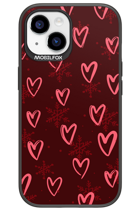 Christmas Hearts - Apple iPhone 15