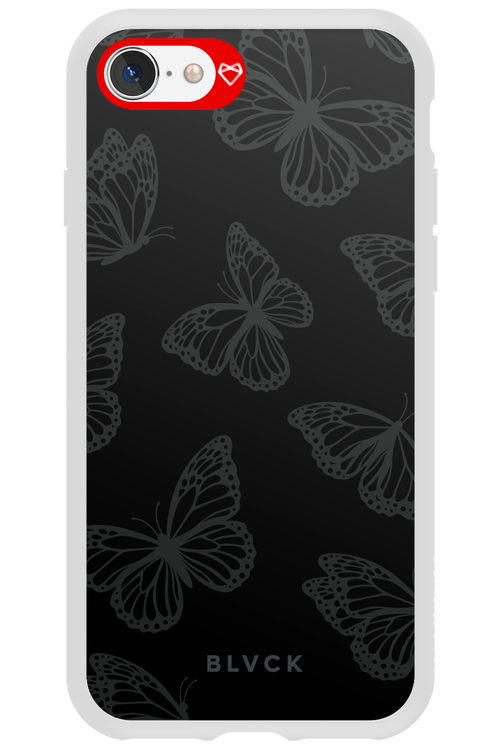 Black Butterflies - Apple iPhone 8