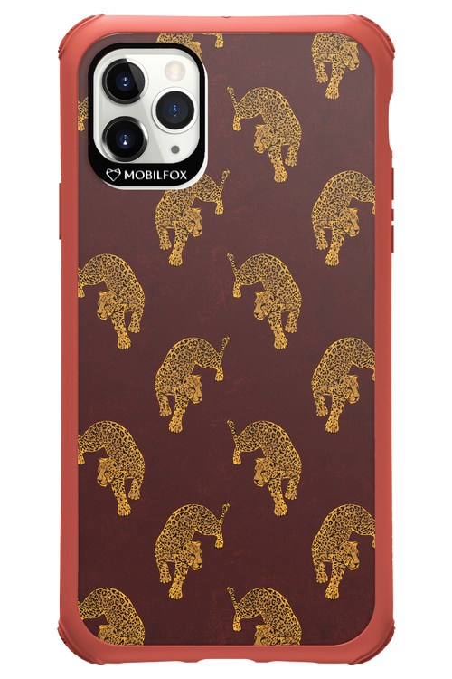 Burgundy Leopard Pattern - Apple iPhone 11 Pro Max