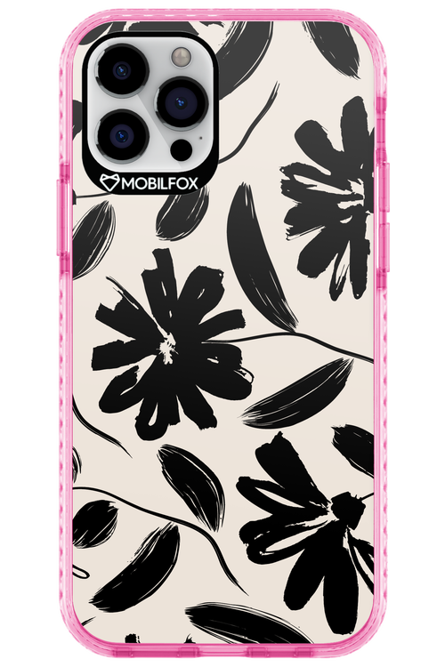 Monochrome Flowerss 2.0 - Apple iPhone 12 Pro