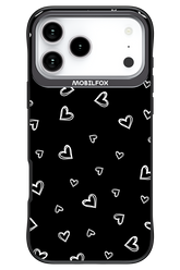 Monochrome Hearts 2.0 - Apple iPhone 17 Pro Max