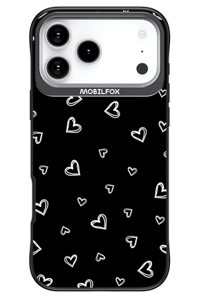 Monochrome Hearts 2.0 - Apple iPhone 17 Pro Max