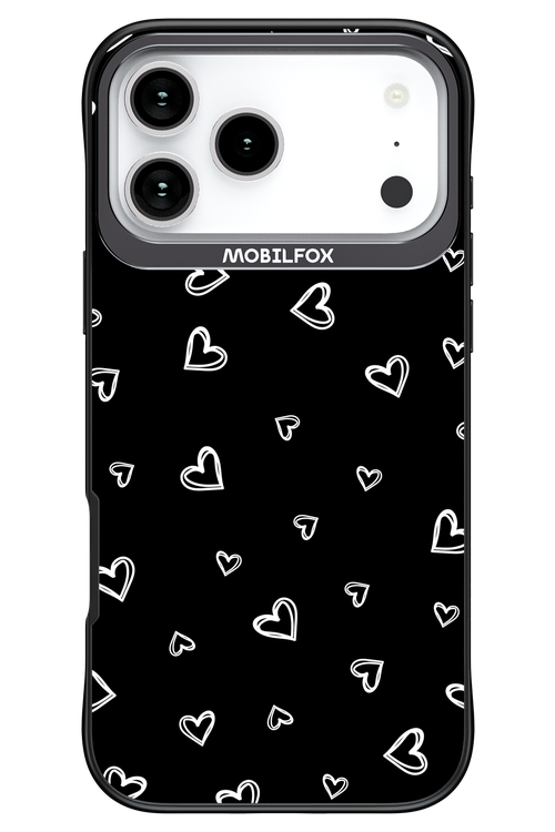 Monochrome Hearts 2.0 - Apple iPhone 17 Pro Max