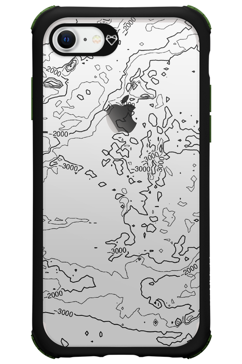 Contour Map - Apple iPhone 7