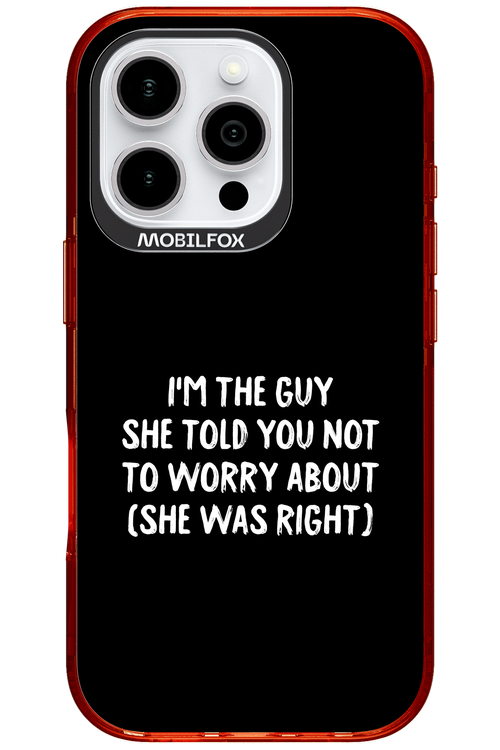 She was right 2.0 - Apple iPhone 16 Pro