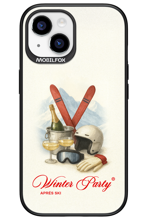 Winter Ski Party - Apple iPhone 15