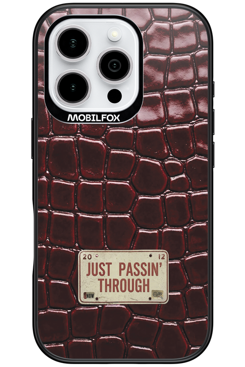 Just passin through 2.0 - Apple iPhone 16 Pro
