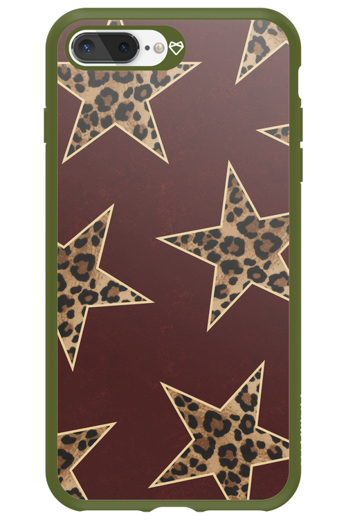 Wild Stars Burgundy - Apple iPhone 7 Plus