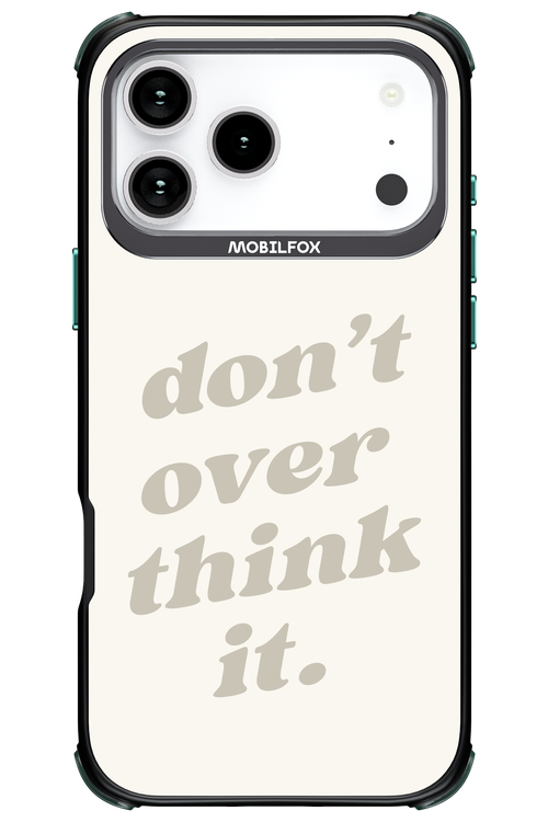 No OverThink - Apple iPhone 17 Pro Max