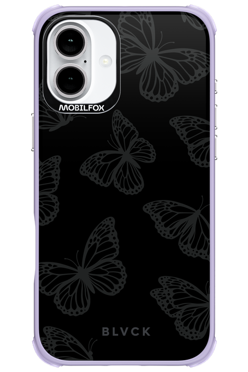 Black Butterflies - Apple iPhone 16 Plus