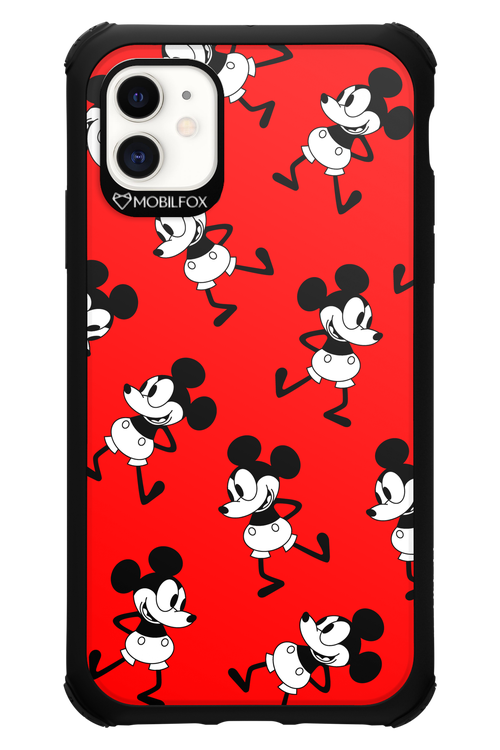 Iconic Mouse (red pattern) - Apple iPhone 11