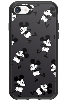 Iconic Mouse (antracite pattern) - Apple iPhone SE 2022
