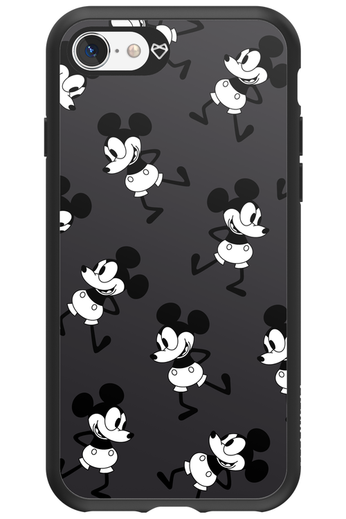 Iconic Mouse (antracite pattern) - Apple iPhone SE 2022
