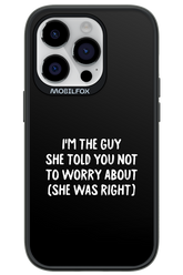 She was right 2.0 - Apple iPhone 14 Pro