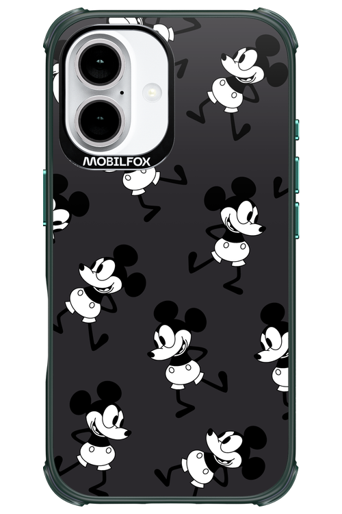 Iconic Mouse (antracite pattern) - Apple iPhone 16