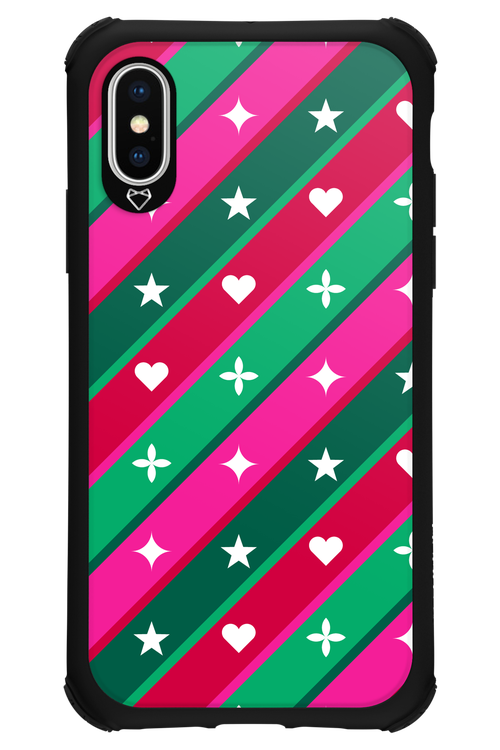Christmas Stripes - Apple iPhone XS