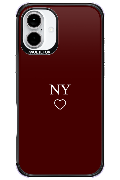 NY Burgundia 2.0 - Apple iPhone 16 Plus