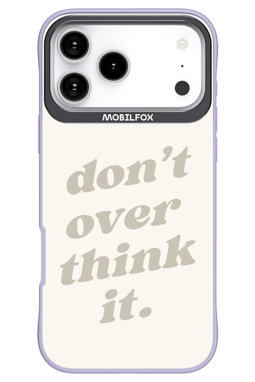 No OverThink - Apple iPhone 17 Pro Max