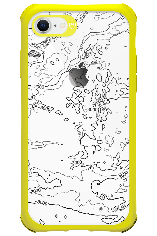 Contour Map 2.0 - Apple iPhone 8