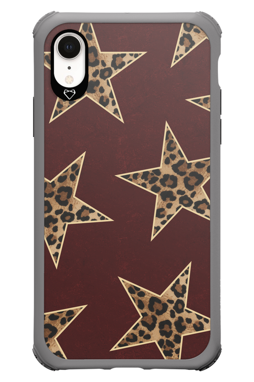 Wild Stars Burgundy - Apple iPhone XR