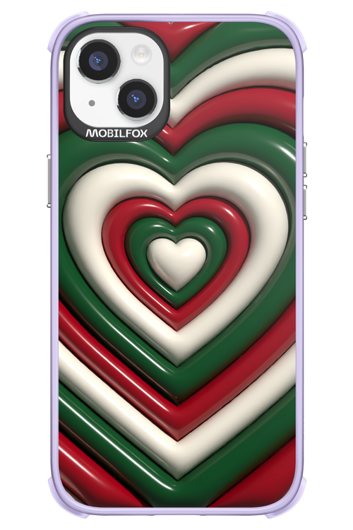 XMAS Hearts - Apple iPhone 14 Plus