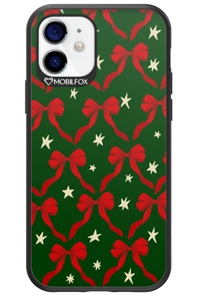 Bow & Stars (Green) - Apple iPhone 12