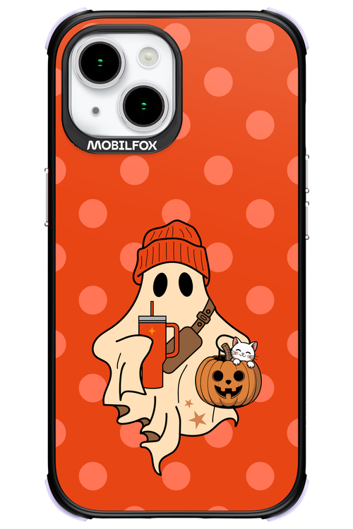Ghost Girl (Orange) - Apple iPhone 15