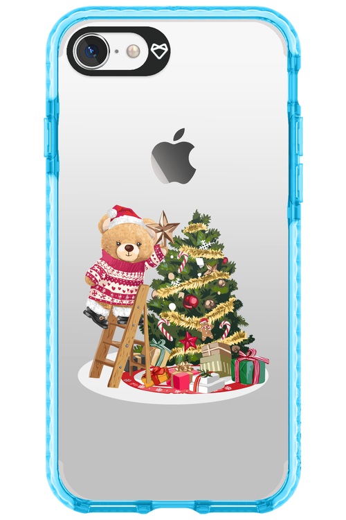 Christmas Bear (Transparent) - Apple iPhone 7