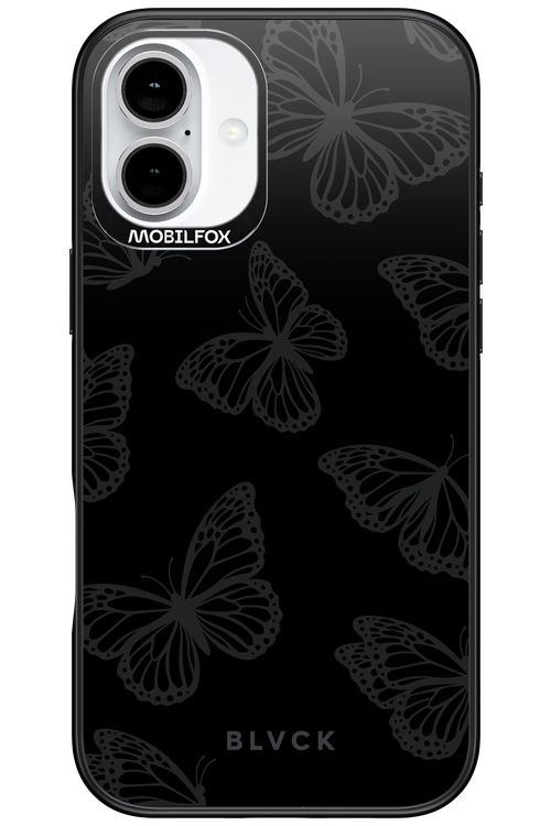 Black Butterflies - Apple iPhone 16 Plus