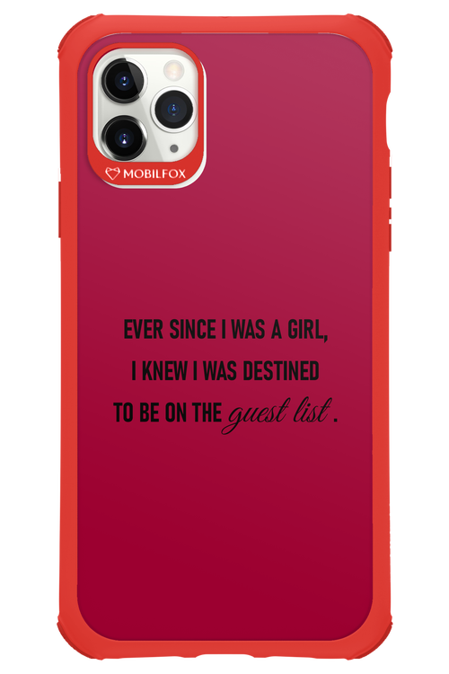 Guest List - Apple iPhone 11 Pro Max