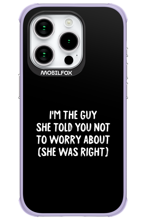 She was right 2.0 - Apple iPhone 15 Pro