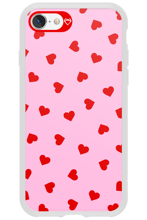 Sprinkle Heart Pink - Apple iPhone SE 2020