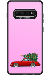 XMAS Car Pink - Samsung Galaxy S10+