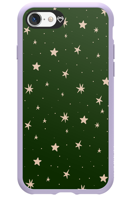 Forest Green Stars - Apple iPhone 8
