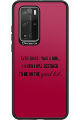 Guest List - Huawei P40 Pro