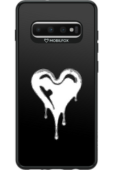 Heart Black - Samsung Galaxy S10+